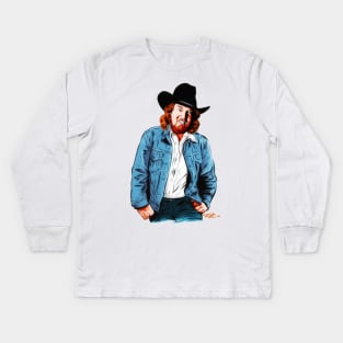 John Anderson - An illustration by Paul Cemmick Kids Long Sleeve T-Shirt